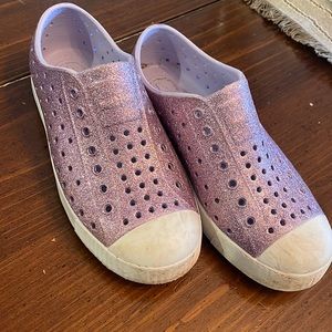 Native Glitter Girls Slip On J1